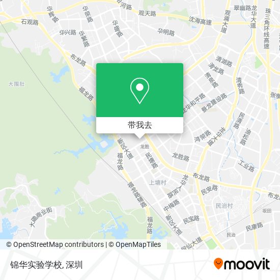 锦华实验学校地图