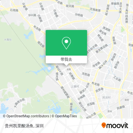 贵州凯里酸汤鱼地图