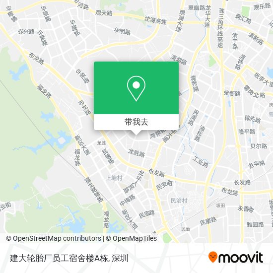建大轮胎厂员工宿舍楼A栋地图