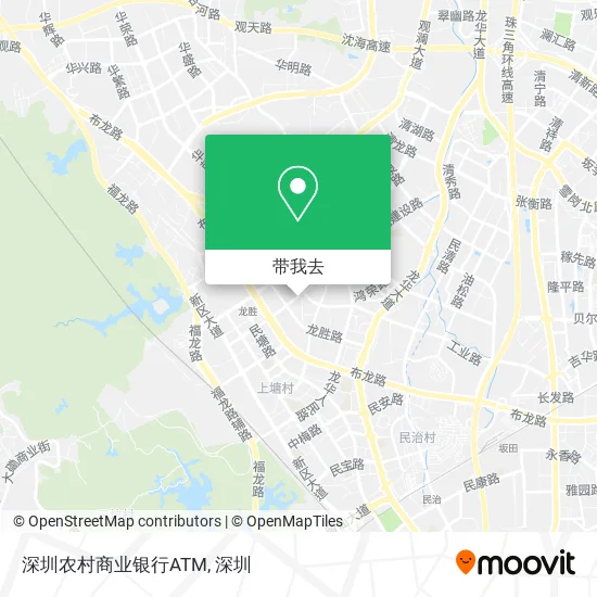 深圳农村商业银行ATM地图