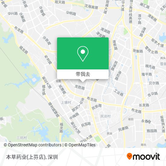本草药业(上芬店)地图