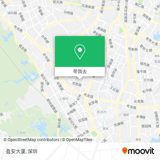 盈安大厦地图