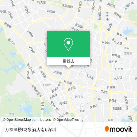 万福酒楼(龙泉酒店南)地图
