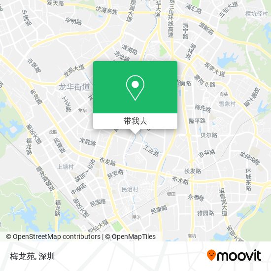 梅龙苑地图