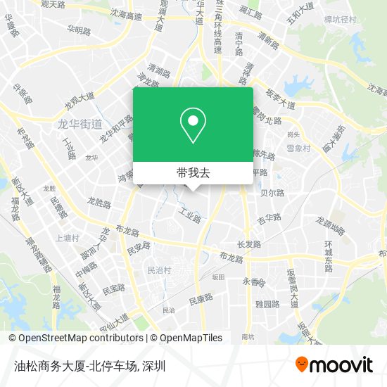 油松商务大厦-北停车场地图