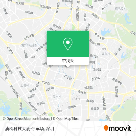 油松科技大厦-停车场地图