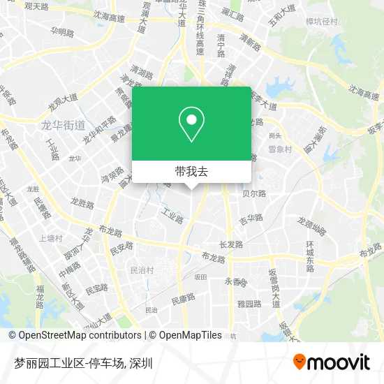 梦丽园工业区-停车场地图