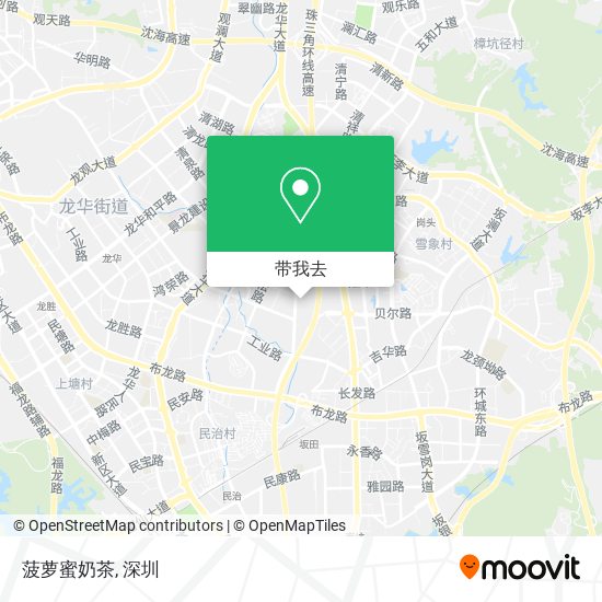 菠萝蜜奶茶地图