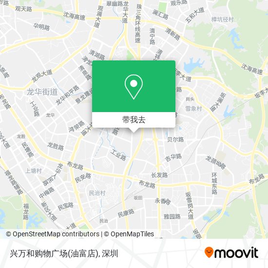 兴万和购物广场(油富店)地图