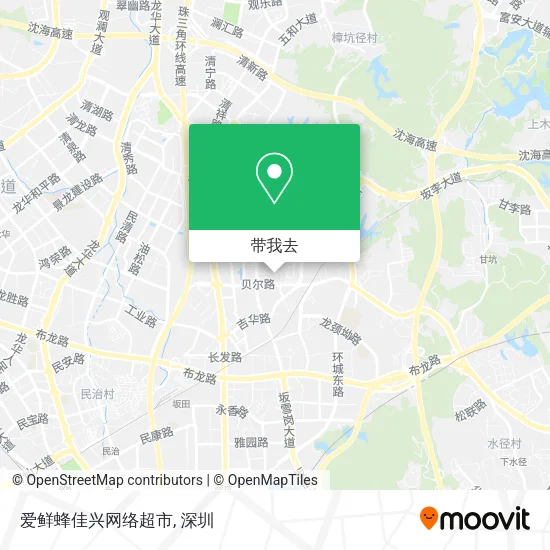 爱鲜蜂佳兴网络超市地图