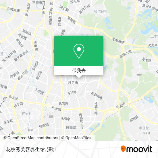 花枝秀美容养生馆地图