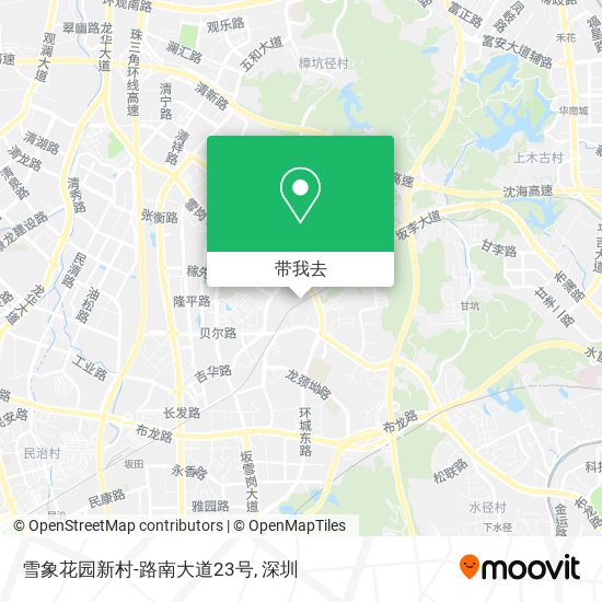 雪象花园新村-路南大道23号地图