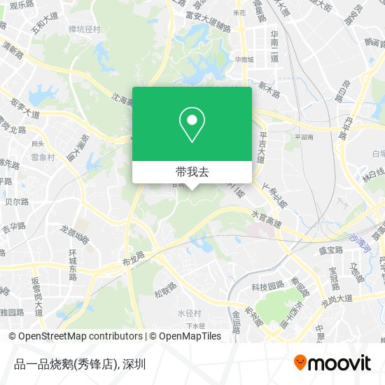 品一品烧鹅(秀锋店)地图