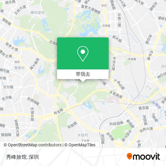 秀峰旅馆地图