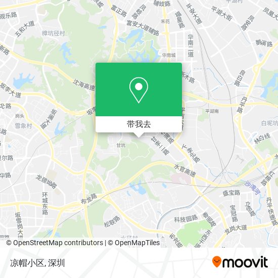 凉帽小区地图