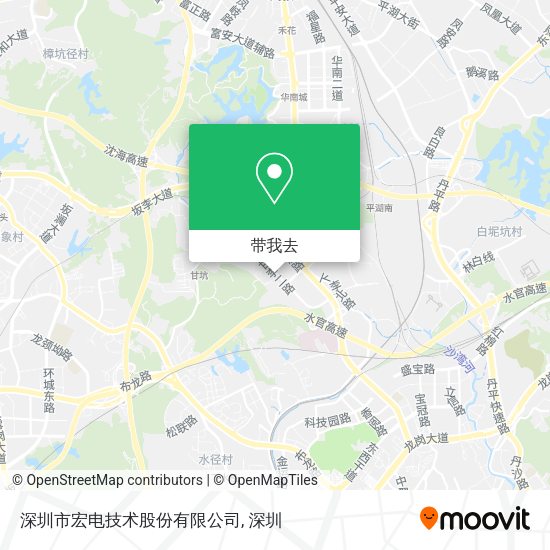 深圳市宏电技术股份有限公司地图