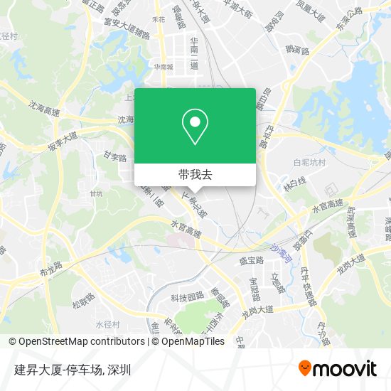 建昇大厦-停车场地图