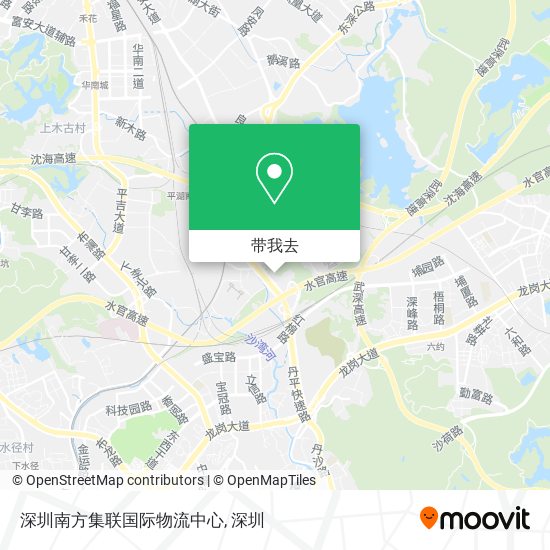 深圳南方集联国际物流中心地图