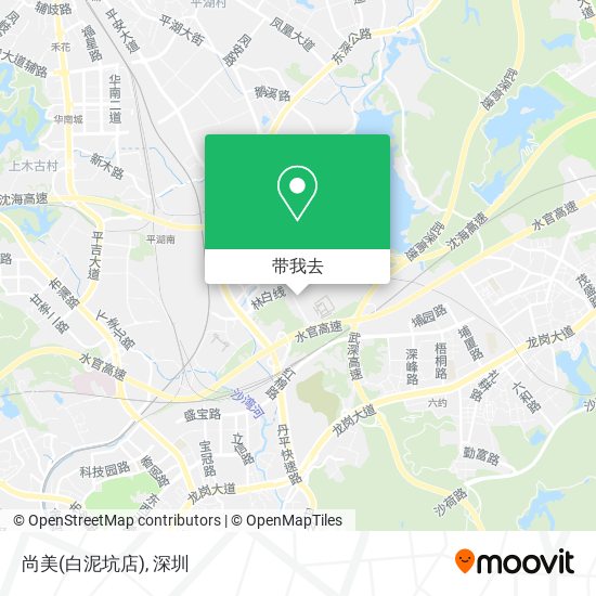 尚美(白泥坑店)地图