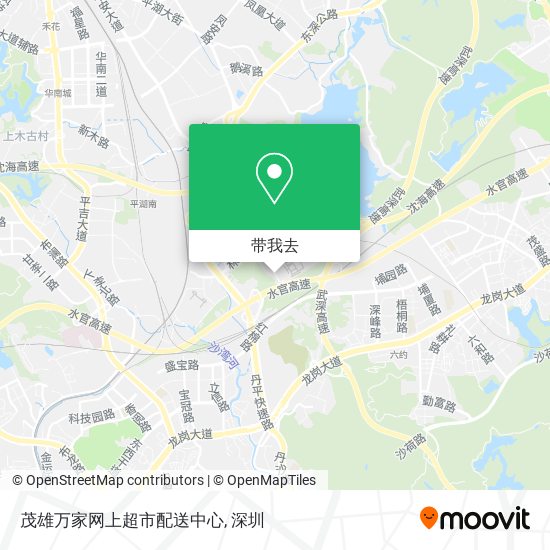 茂雄万家网上超市配送中心地图