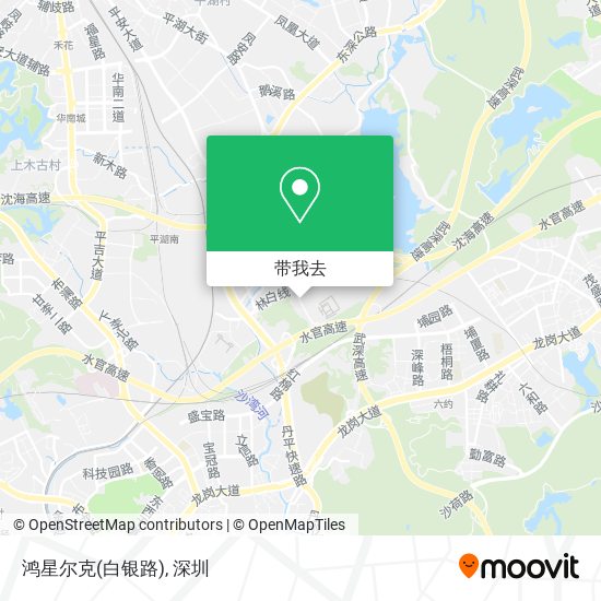 鸿星尔克(白银路)地图