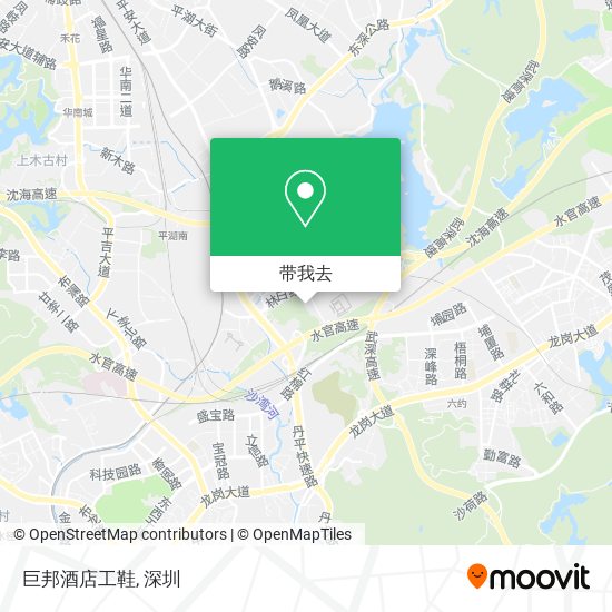巨邦酒店工鞋地图