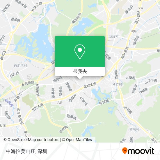 中海怡美山庄地图