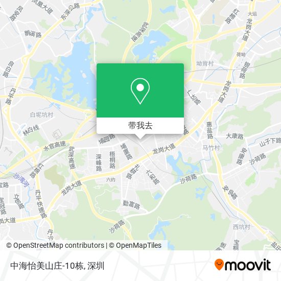 中海怡美山庄-10栋地图