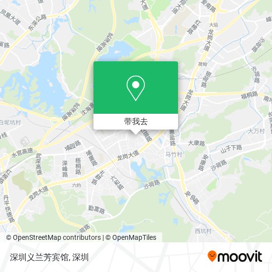 深圳义兰芳宾馆地图