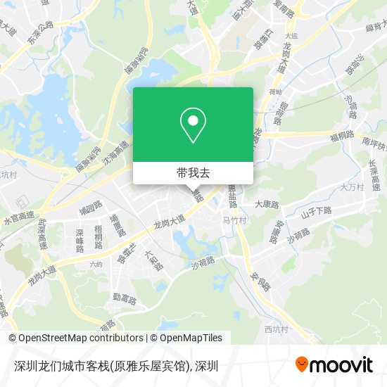 深圳龙们城市客栈(原雅乐屋宾馆)地图