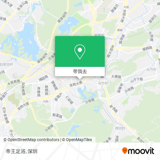 帝王足浴地图