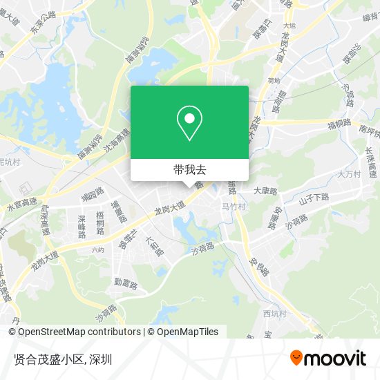 贤合茂盛小区地图