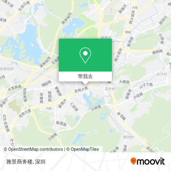雅景商务楼地图