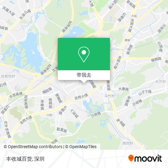 丰收城百货地图
