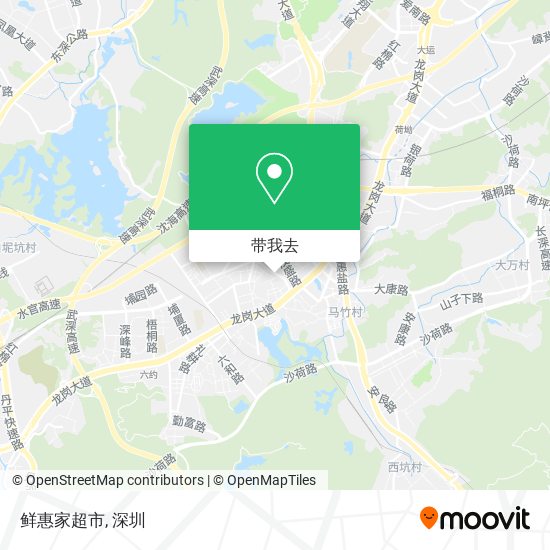 鲜惠家超市地图