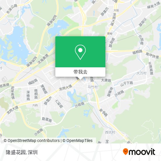 隆盛花园地图