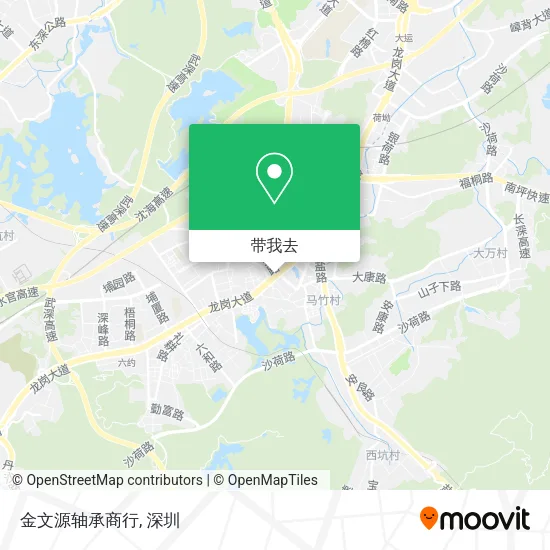 金文源轴承商行地图