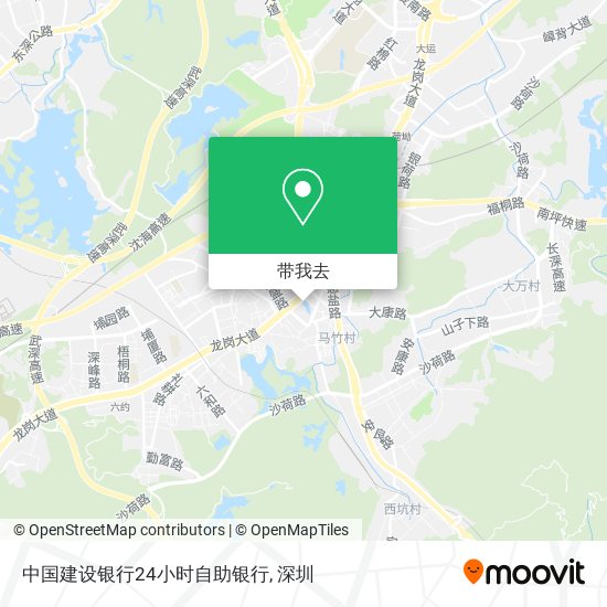 中国建设银行24小时自助银行地图