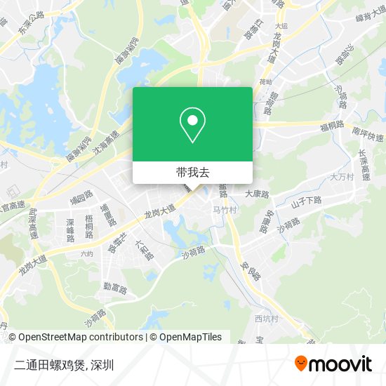 二通田螺鸡煲地图
