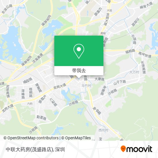 中联大药房(茂盛路店)地图