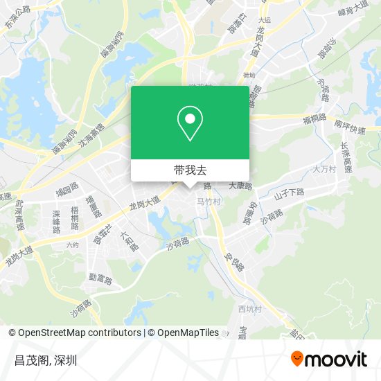 昌茂阁地图