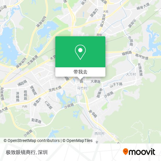 极致眼镜商行地图