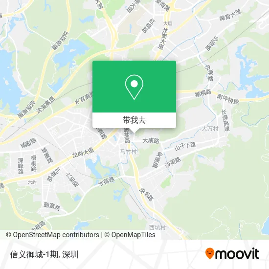 信义御城-1期地图