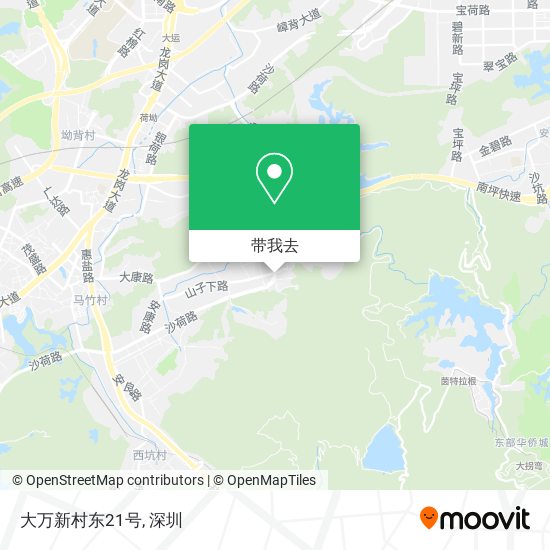 大万新村东21号地图