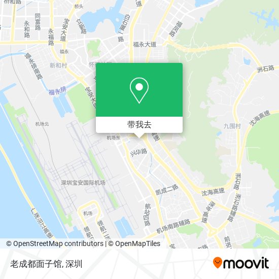 老成都面子馆地图