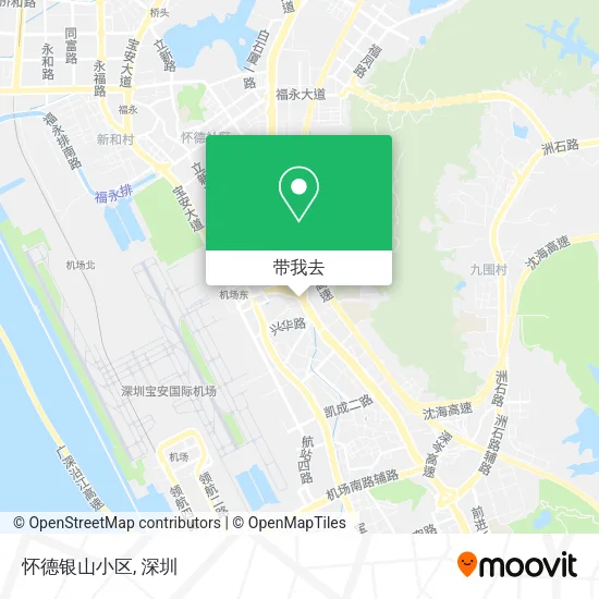 怀德银山小区地图
