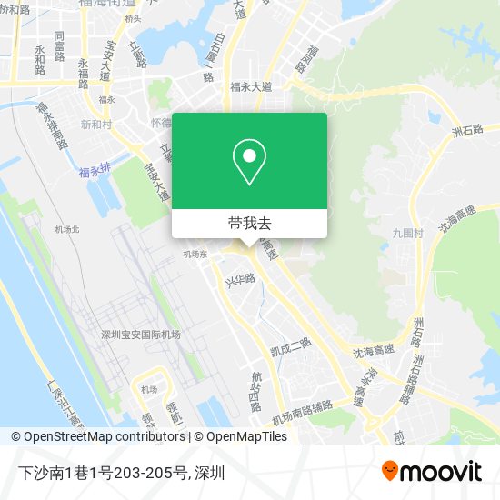 下沙南1巷1号203-205号地图