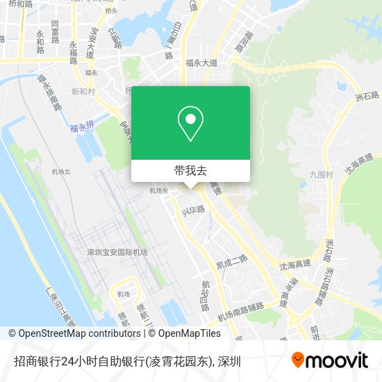 招商银行24小时自助银行(凌霄花园东)地图