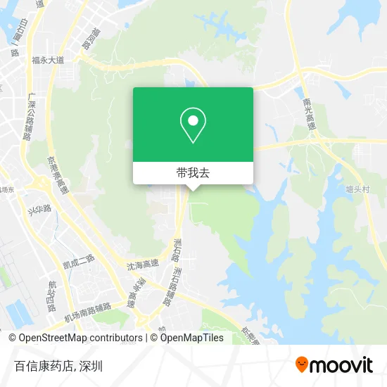 百信康药店地图