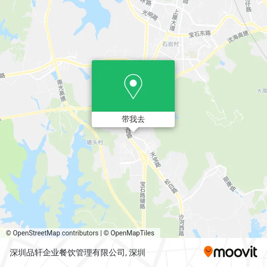 深圳品轩企业餐饮管理有限公司地图